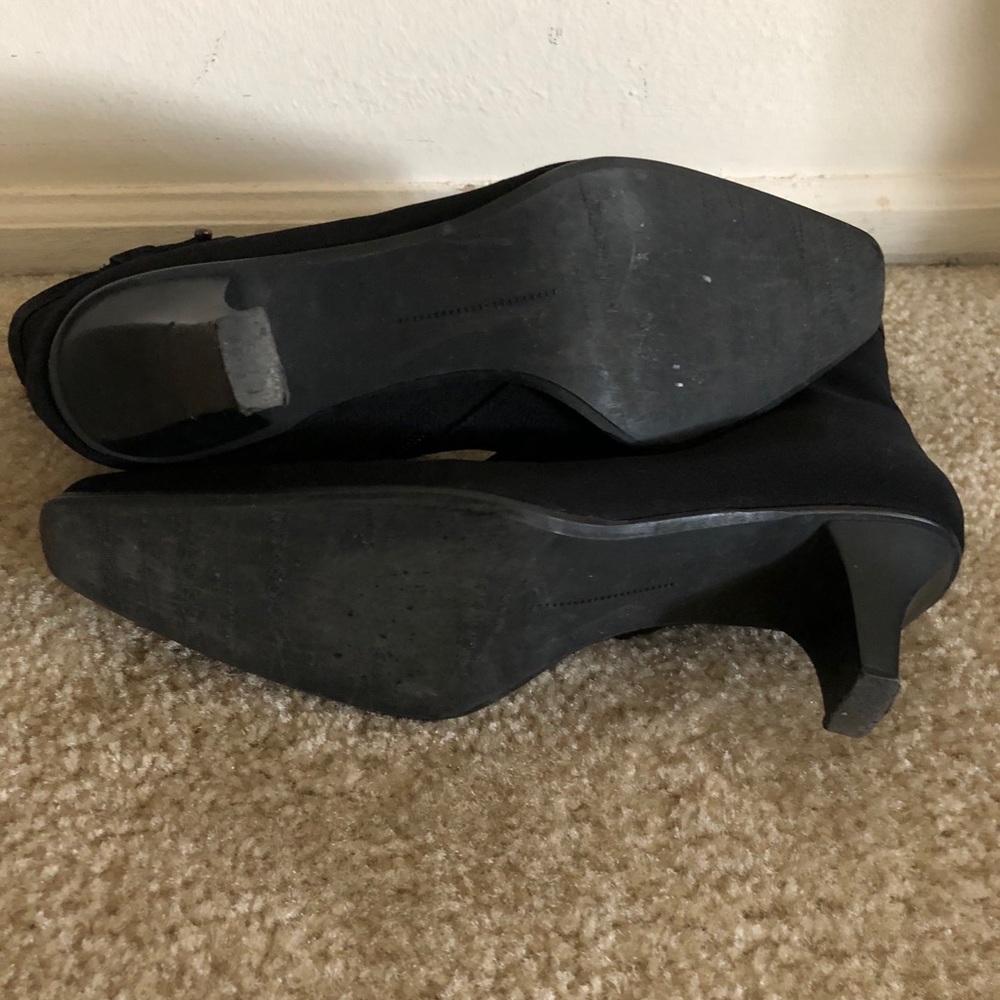 Stuart Weitzman Black Ankle Boots - Picture 5 of 10